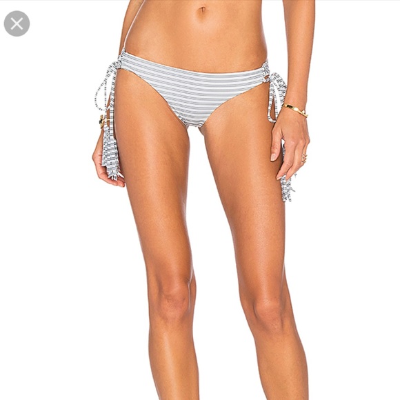 Ellejay Bikini Bottom - Puka Stripe - Picture 1 of 6